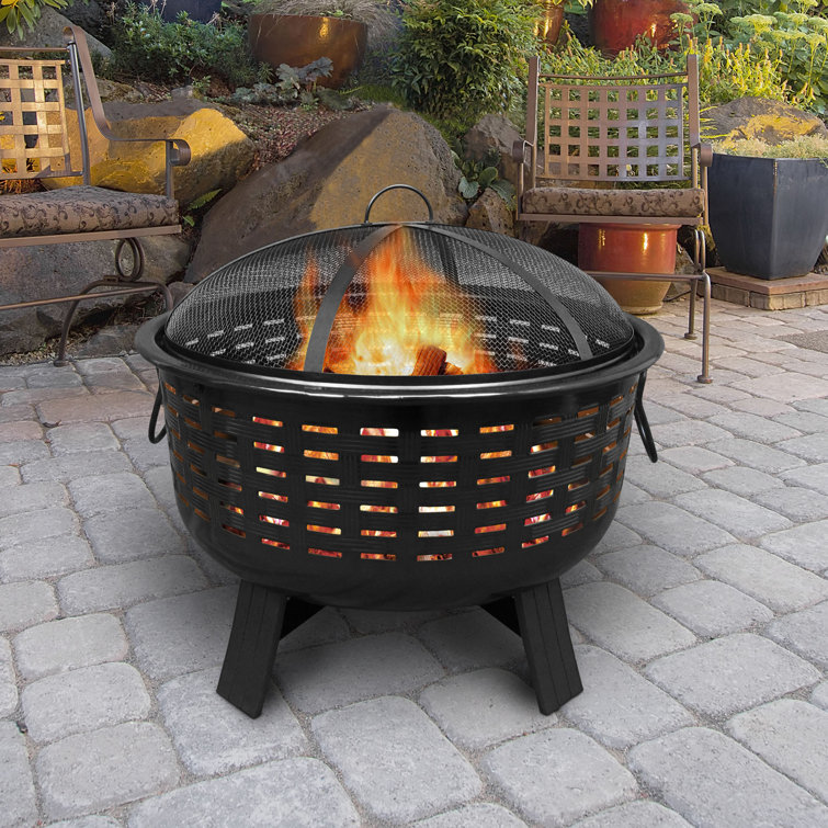 Landmann 27.76'' H x 27.76'' W Stainless Steel Charcoal Outdoor Fire